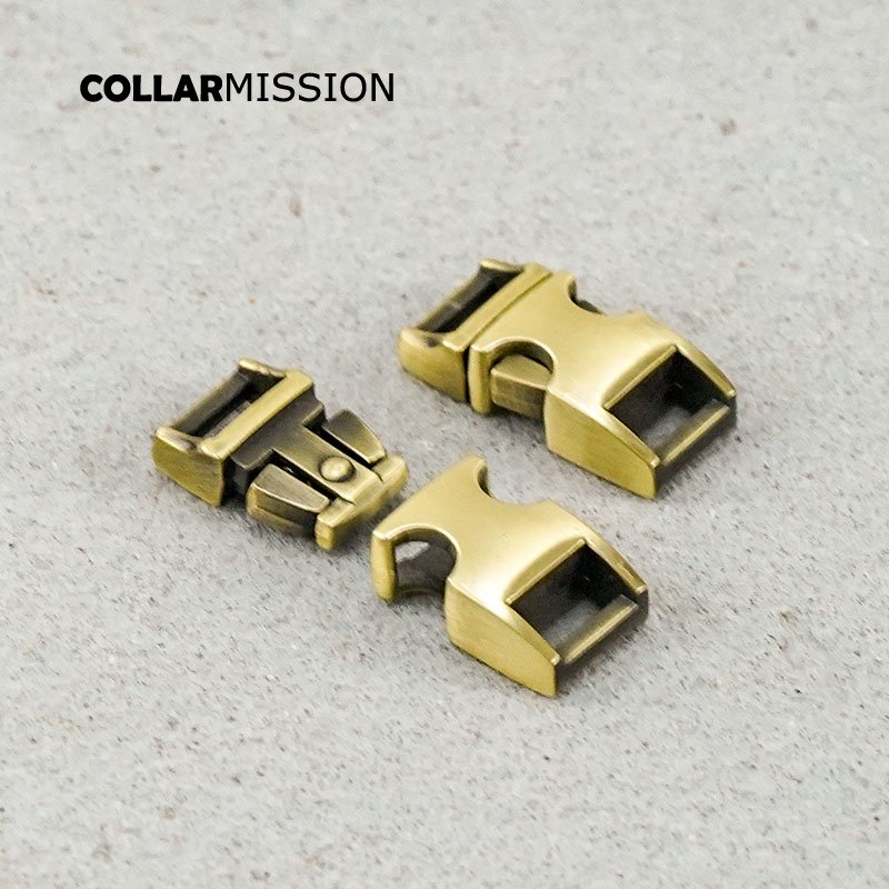 Retailing release buckle copper 10mm strap webbing garments DIY pet collar parts durable security lock plated metal buckle CK10QT02 - Image 4