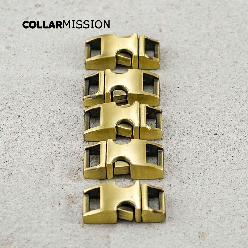 Retailing release buckle copper 10mm strap webbing garments DIY pet collar parts durable security lock plated metal buckle CK10QT02 - Image 5