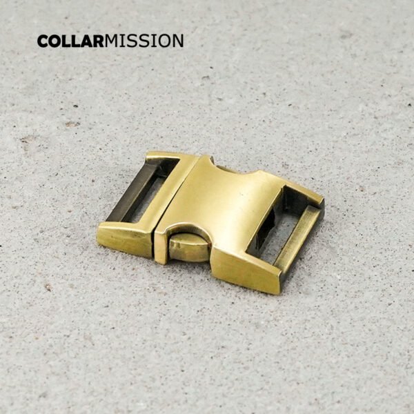 Metal side release curved buckles durable hardware strong security lock pet collars diy parts Zinc Alloy CK20QT02