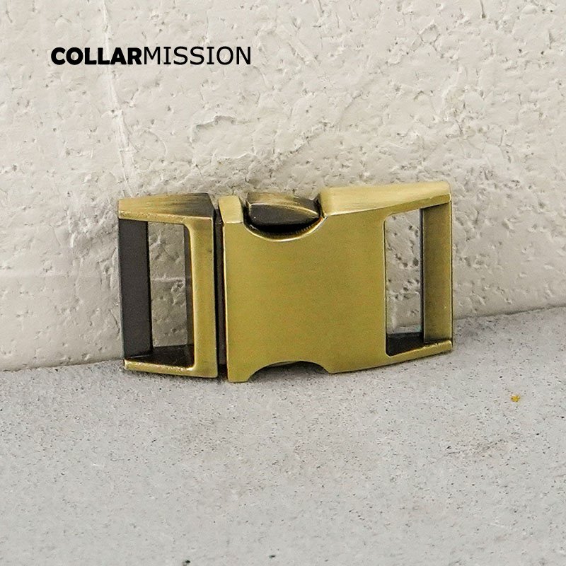 Metal side release curved buckles durable hardware high quality lock puppy cat collars diy parts Zinc Alloy CK25QT02 - Image 2