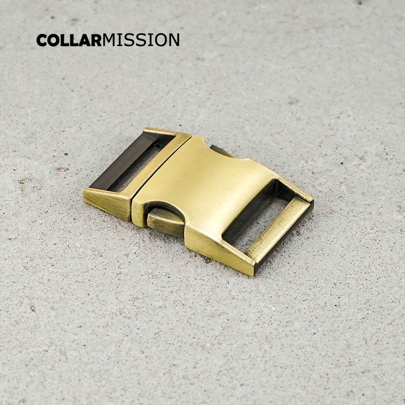 Metal side release curved buckles durable hardware high quality lock puppy cat collars diy parts Zinc Alloy CK25QT02