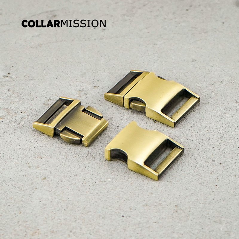 Metal side release curved buckles durable hardware high quality lock puppy cat collars diy parts Zinc Alloy CK25QT02 - Image 3