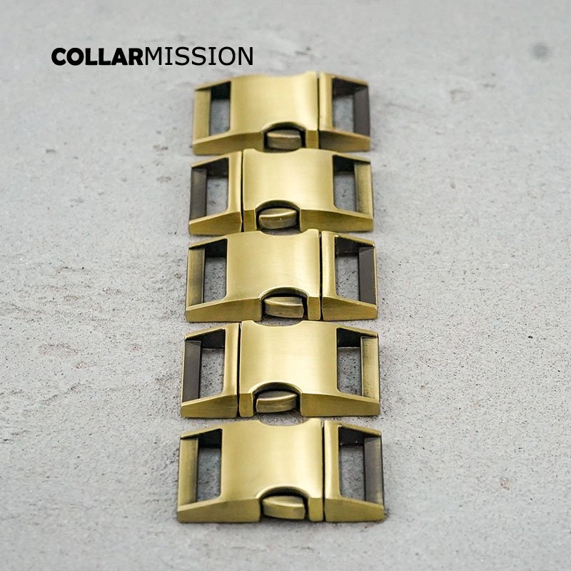 Metal side release curved buckles durable hardware high quality lock puppy cat collars diy parts Zinc Alloy CK25QT02 - Image 4