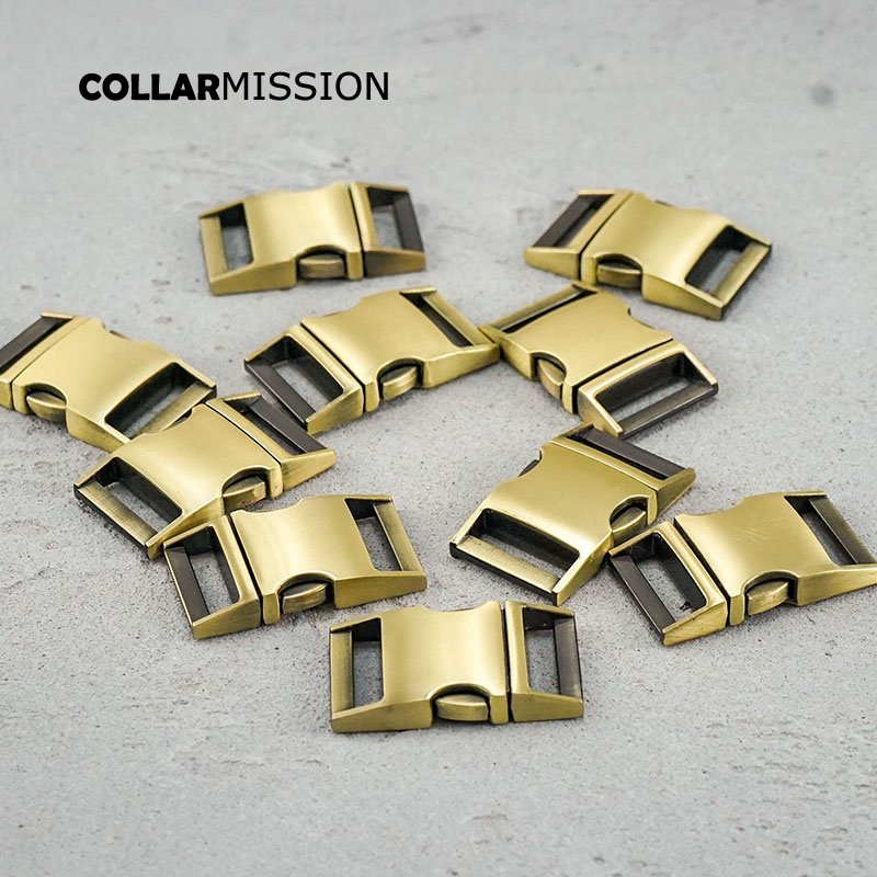 Metal side release curved buckles durable hardware high quality lock puppy cat collars diy parts Zinc Alloy CK25QT02 - Image 6