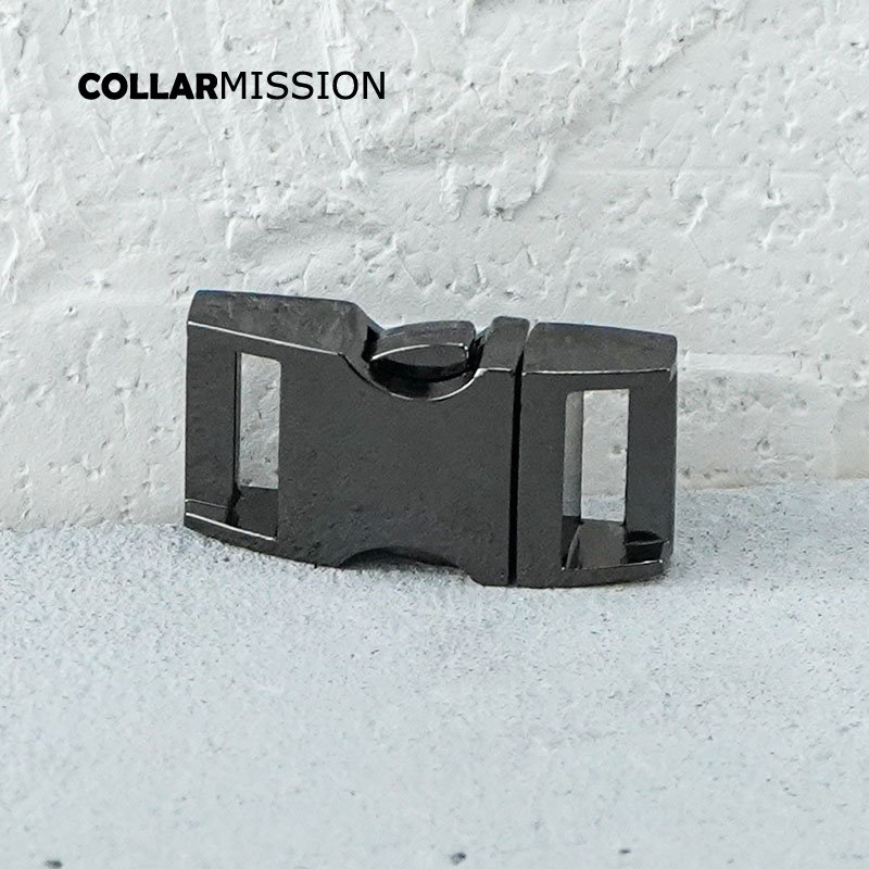 Metal side release curved buckle durable hardware for paracord security lock pet collars diy part Zinc Alloy CK15QH02 - Image 2