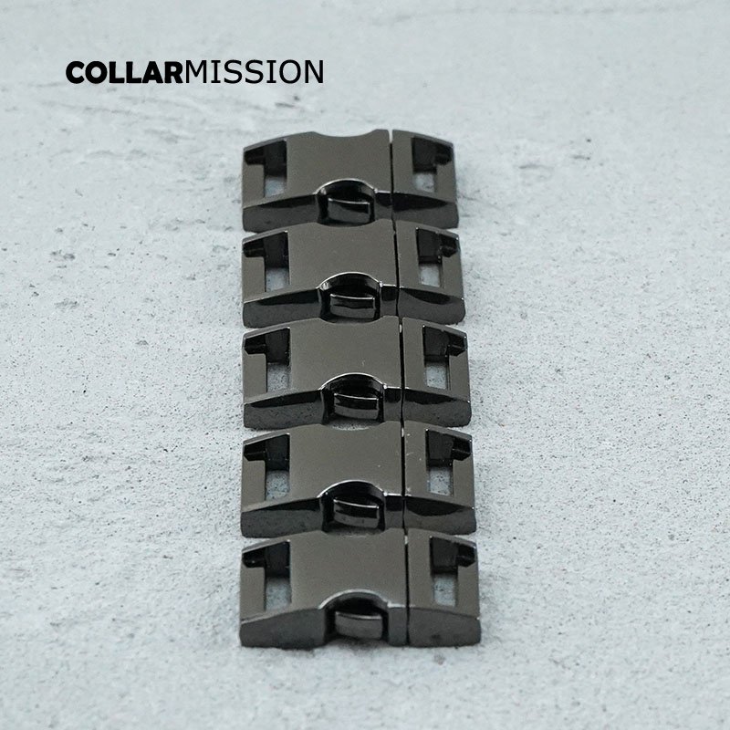 Metal side release curved buckle durable hardware for paracord security lock pet collars diy part Zinc Alloy CK15QH02 - Image 4