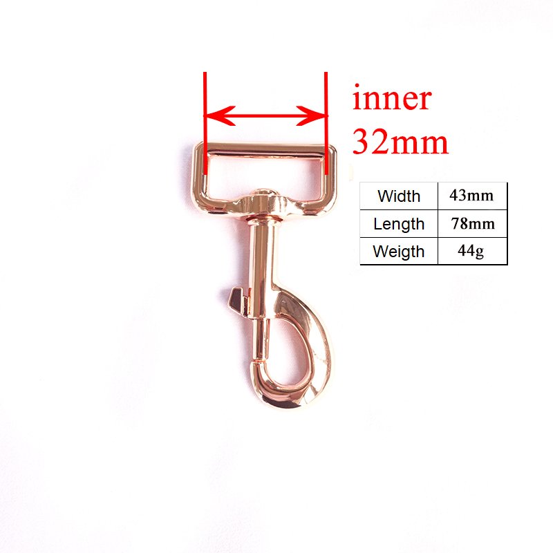 Metal dog clasp for 30mm pet puppy leash handbag luggage strap diy parts durable and strong Swivel Clasp plated buckle PK30M - Image 8