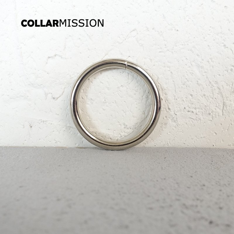 Retail Metal O Rings for Pet puppy Collar 30mm Webbing Strap Leather bag Sewing Parts diy accessory O-shaped buckle YH30Y