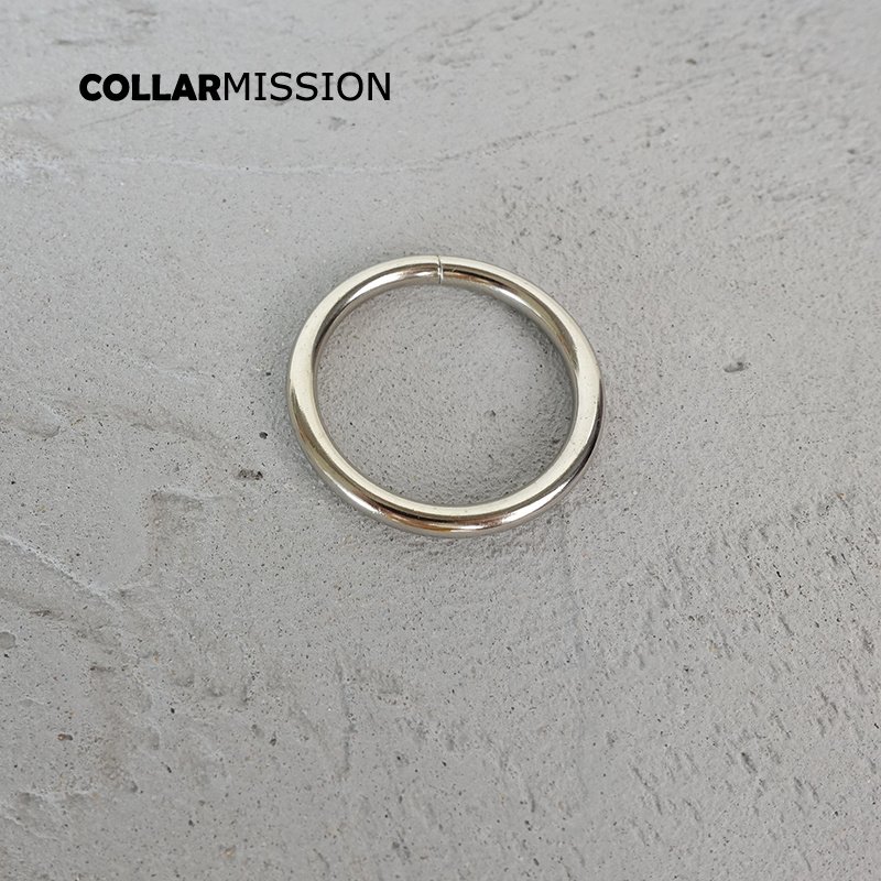 Retail Metal O Rings for Pet puppy Collar 30mm Webbing Strap Leather bag Sewing Parts diy accessory O-shaped buckle YH30Y - Image 2