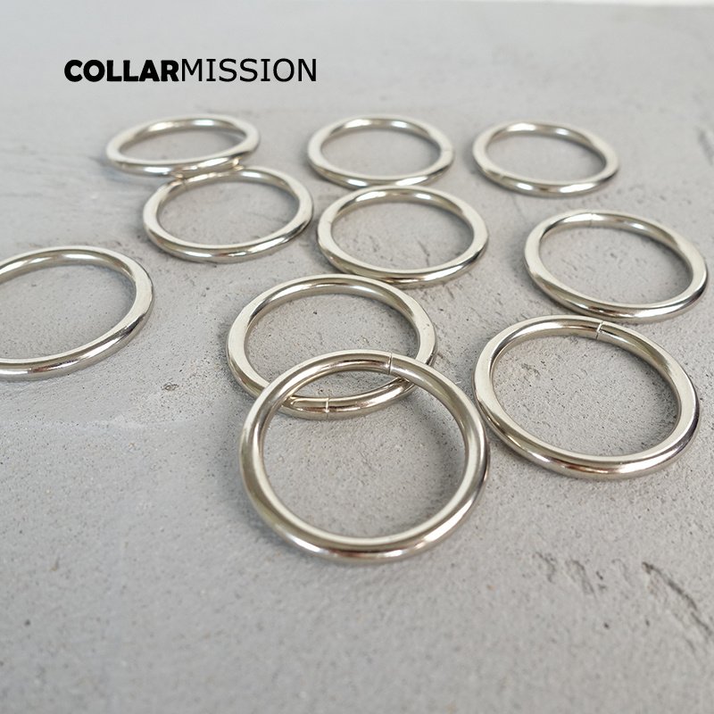 Retail Metal O Rings for Pet puppy Collar 30mm Webbing Strap Leather bag Sewing Parts diy accessory O-shaped buckle YH30Y - Image 7