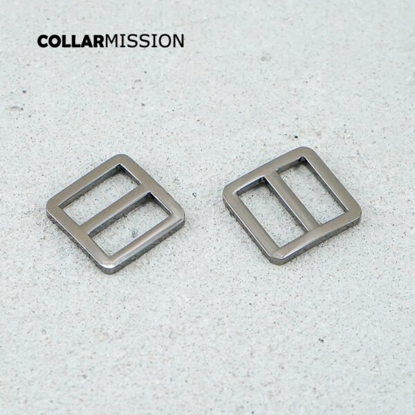 20mm metal slider Tri-Glid for Bag Strap Hook Webbing Adjustable accessory gun black RZK20QH