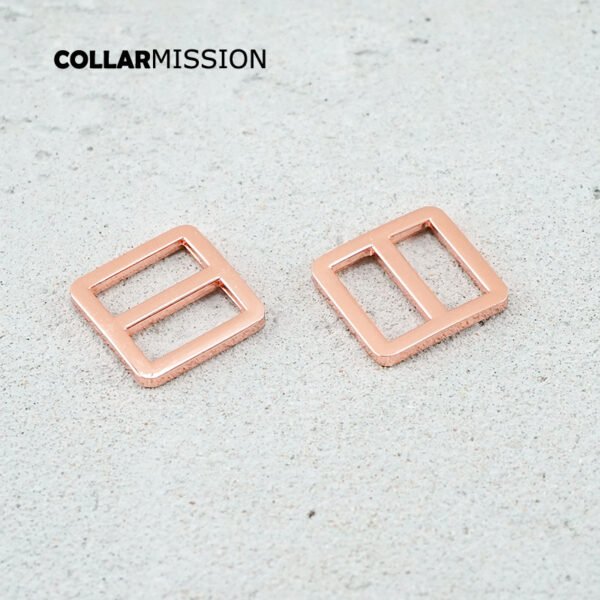 20mm Bag Strap Adjustment Buckle metal Slider Tri-Glid outdoor backpack straps dog collar accessory rose gold RZK20M