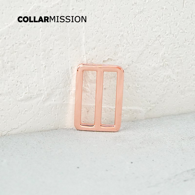30mm fine workmanship metal slider Tri-Glid for bag cat dog leash backpacks accessory rose gold RZK30M - Image 4
