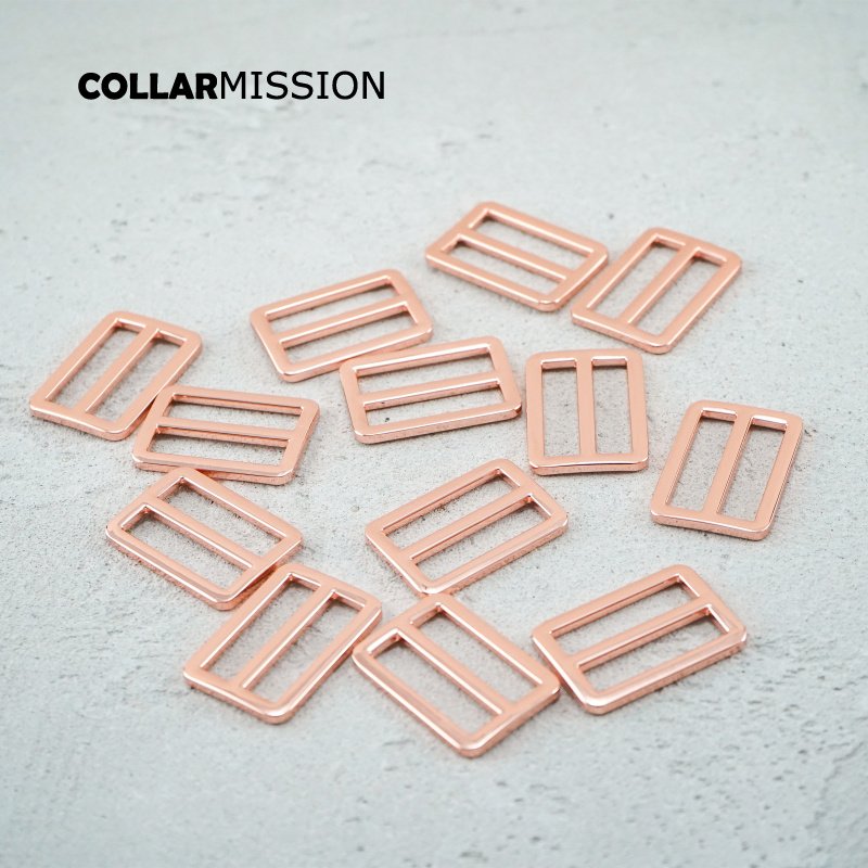 30mm fine workmanship metal slider Tri-Glid for bag cat dog leash backpacks accessory rose gold RZK30M - Image 7