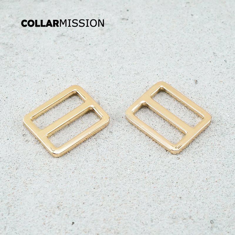 25mm metal slider Tri-Glid for Bag Strap Hook Webbing Adjustable accessory light gold RZK25J - Image 3