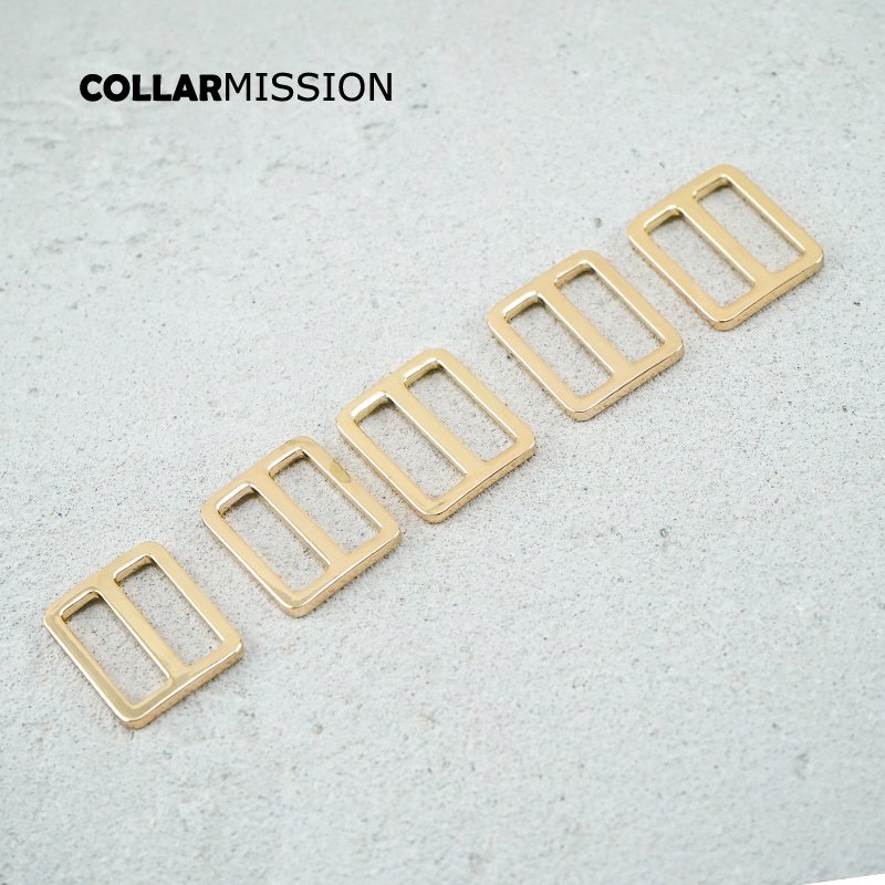 25mm metal slider Tri-Glid for Bag Strap Hook Webbing Adjustable accessory light gold RZK25J - Image 4