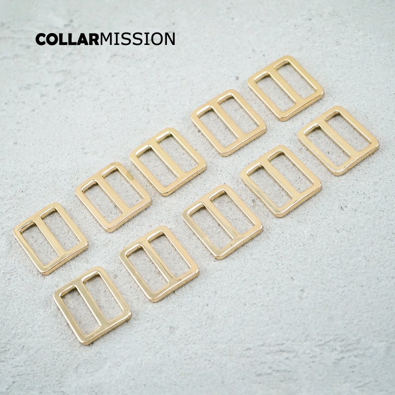 25mm metal slider Tri-Glid for Bag Strap Hook Webbing Adjustable accessory light gold RZK25J - Image 5