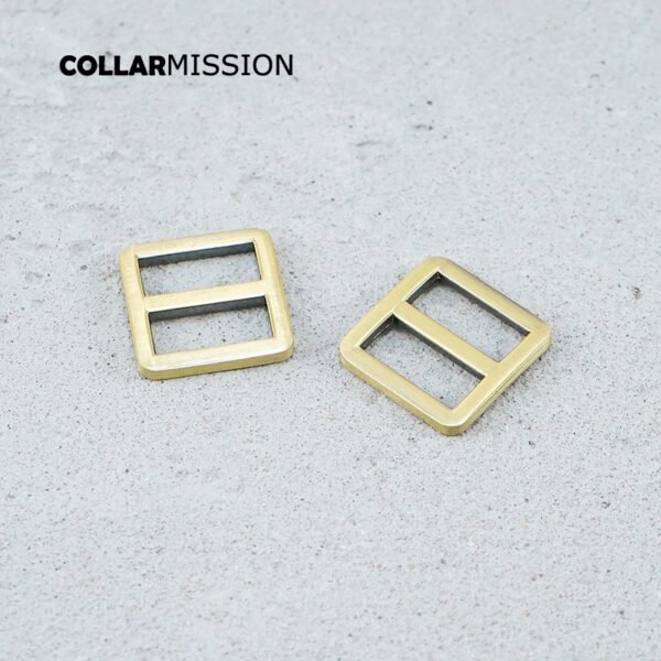 20mm fine workmanship metal slider Tri-Glid for bag cat dog leash backpacks accessory bronze RZK20QT