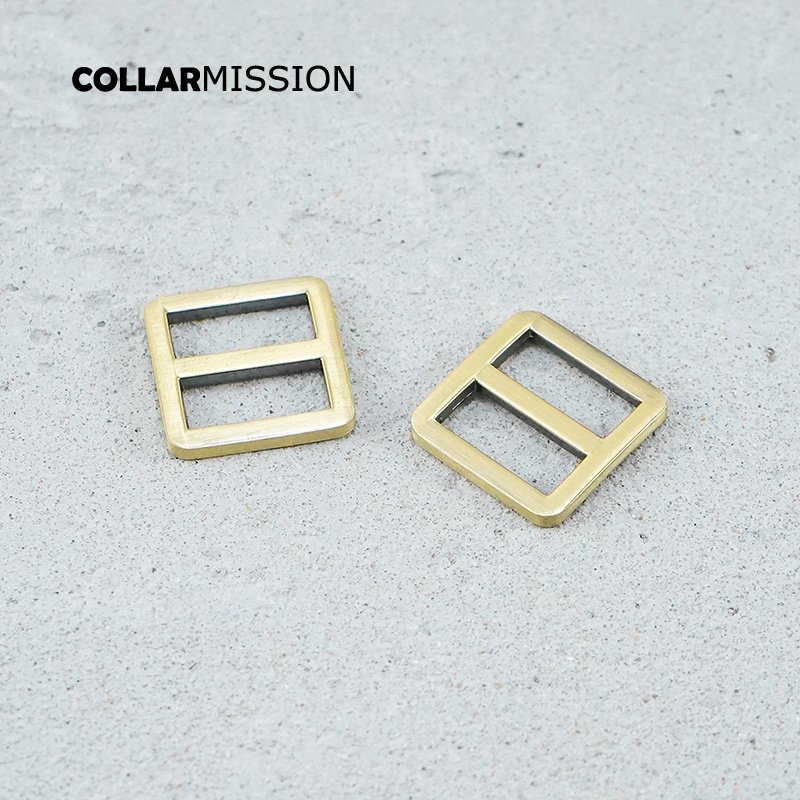 20mm fine workmanship metal slider Tri-Glid for bag cat dog leash backpacks accessory bronze RZK20QT