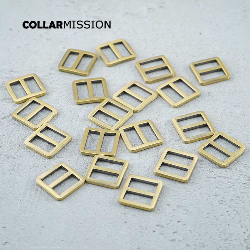 20mm fine workmanship metal slider Tri-Glid for bag cat dog leash backpacks accessory bronze RZK20QT - Image 6