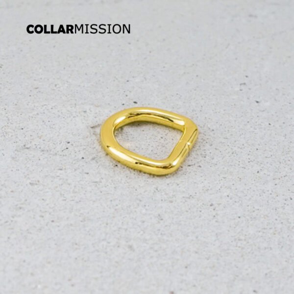15mm Metal UnWelded Buckle Nickel Plated D Rings For Backpacks Straps Shoes Bags Cat Dog Collar Dee Buckles DIY Parts DK15HJ