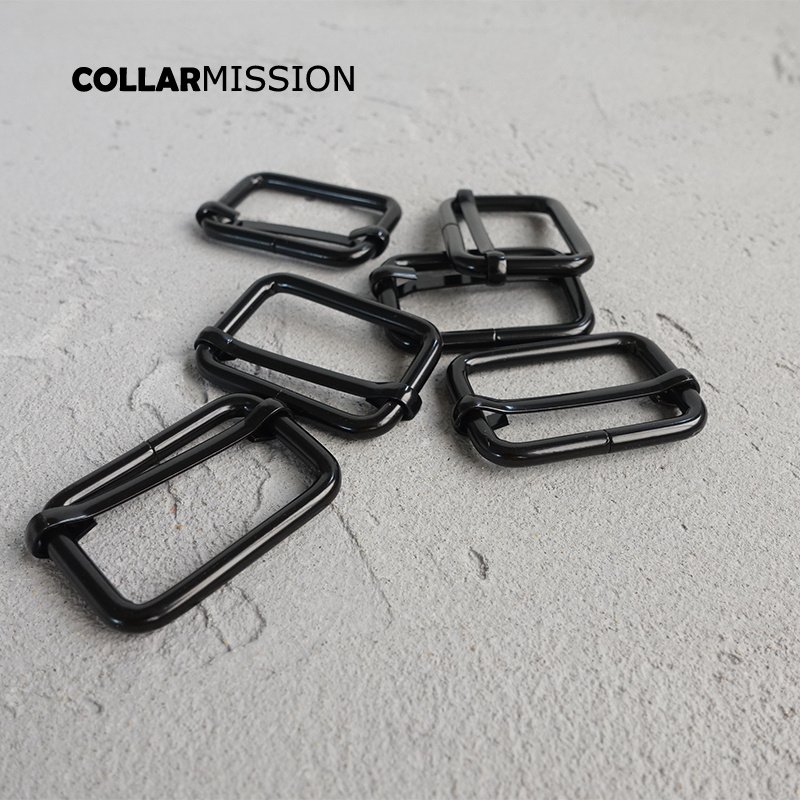 Adjuster buckle for 30mm straps webbingh belts Bags dog collars zinc Alloy diy accessory sewing black metal buttons LXK30H - Image 3