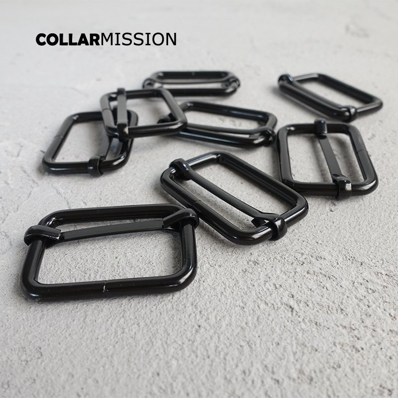 Adjuster buckle for 30mm straps webbingh belts Bags dog collars zinc Alloy diy accessory sewing black metal buttons LXK30H - Image 6