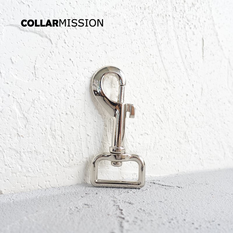 25mm non-welded silver zinc alloy parts for DIY dog collar dog leash webbing bag accessories PK25Y