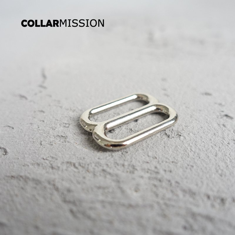 20mm adjustable buckle loop for dog collar harness backpack strap accessory silver BZK20Y - Image 2