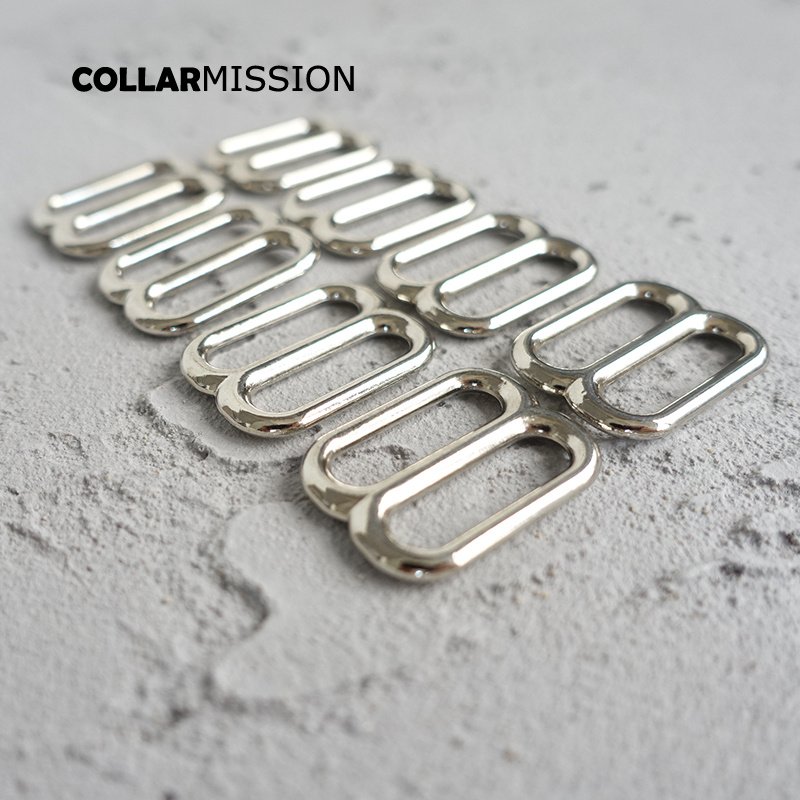 20mm adjustable buckle loop for dog collar harness backpack strap accessory silver BZK20Y - Image 7