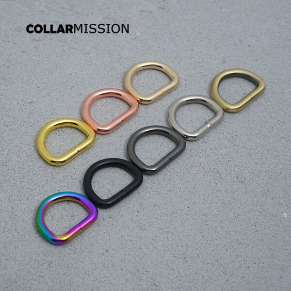 1pc 20mm Metal Non-Welded Nickel Plated Hardware D Ring For Garment Luggage Backpack Pets Collar-Strap DIY Accessory 8 Colours