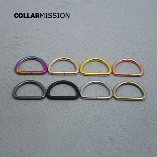 1pc 30mm Non-Welded Nickel Plated Metal D-Ring Hardware in 8 Colors for DIY Garment Luggage Backpack Dog Collar Strap Accessorie