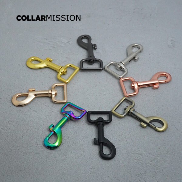 1pc 25mm multiple color options electroplating hook buckle for key chain dog collar handbag accessories durable hardware