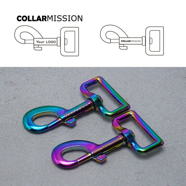 1pc Engraved buckle, We provide laser engraving service customize LOGO 30mm For Cat Dog Collar-Strap DIY Accessory 8 colours