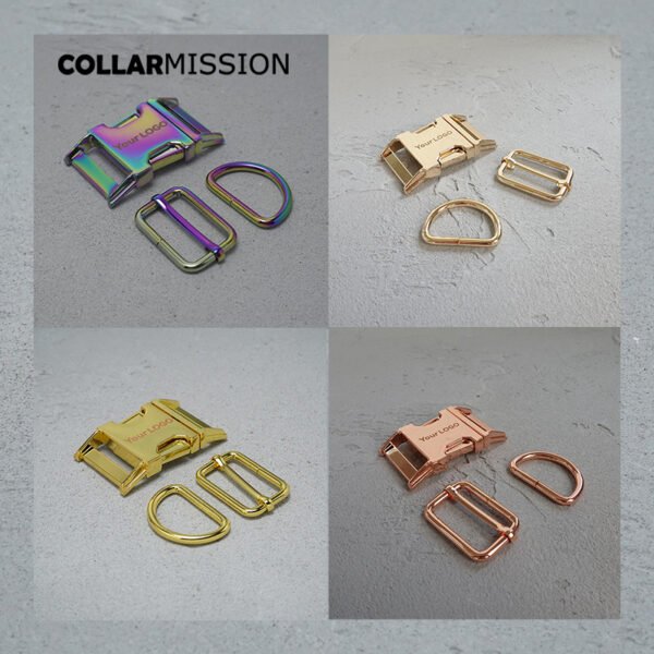 1 Set 30mm Engraved Buckle Metal Adjustable D-Ring Clasp Webbing Sewing Accessory 8 Colors Available for Crafting And Handmade
