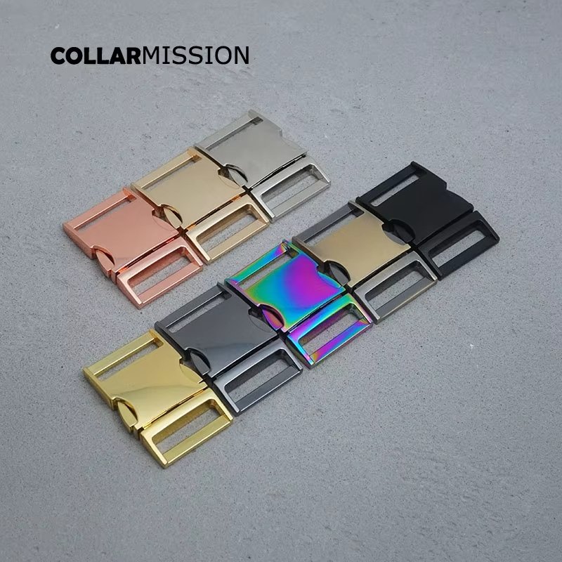 1pc High quality side release buckle kirsite DIY dog collars parts durable security lock retailing 30mm webbing sewing 8 kinds - Image 5