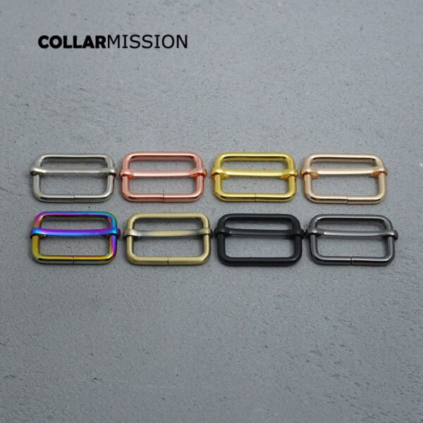1pc 30mm Metal Slider Adjustable Buckle for Webbing Belt Handbag Dog Collars Durable Environmental Parts in 8 Colors