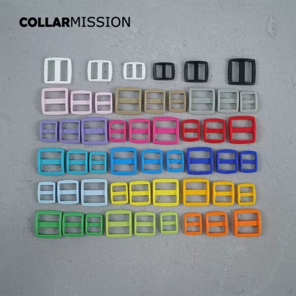 1pc high quality colorful spray paint plastic buckle Tri-Gild accessories suitable for backpack with pet collar holder 3 size