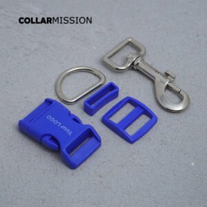 50set/lot Engraving(plastic buckle+Tri-Glid+square keeper+D ring+metal dog clasp/set) process 12 colours DIY collar accessories