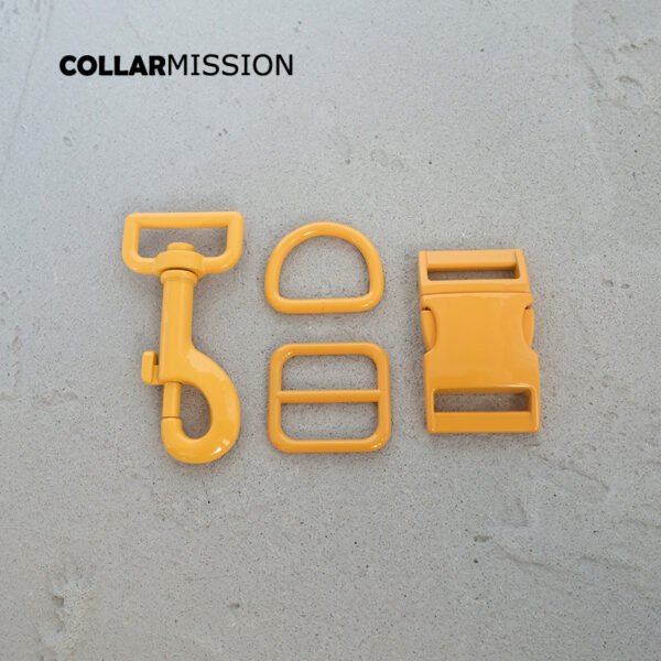 100set/lot (metal buckle+adjust buckle+D ring+metal dog clasp/set) 20mm and 25mm DIY cat dog collar accessory 7 colours